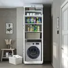 Roomart DORA-II Waschmaschinenschrank 70 cm breit, Weiß Produktbild-Vorschau 4