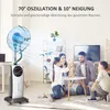 HOMCOM Nebel Ventilator mit Sprühnebel Standventilator mit Produktbild-Vorschau 7