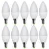 10 x LED Leuchtmittel Kerze 6W = 40W E14 matt 160° kaltweiß Produktbild-Vorschau 1