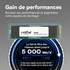 Unité à état solide (SSD) Crucial E100 480 Go SSD PCIe 4.0 Voir les images du produit 12