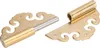 Antike Türbänder Messing, 6x5.6cm, goldene Scharniere für Produktbild-Vorschau 7
