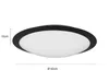 TRIO LED-Deckenleuchte LB21 3000K 1900lm IP44 schwarz Produktbild-Vorschau 4