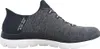 A side view of a single Skechers slip-on shoe. Podgląd zdjęcia produktu