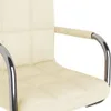 vidaXL Bar Stool Cream Fabric Náhled obrázku produktu 7