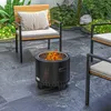 Outsunny Feuerschale rauchfrei Tischfeuer Ø45cm Feuerstelle Produktbild-Vorschau 2