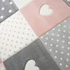 Kinderzimmer Teppich Spiel & Baby Teppich Herz Stern Punkte Produktbild-Vorschau 2