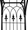 Gartenbogen Eisen Schwarz 200 x 52 x 204 cm Bogenbreite 150 Produktbild-Vorschau 3