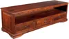 MASSIVMOEBEL24 | Meuble TV 175x50 Acacia laqué Nougat Voir les images du produit 1