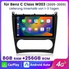 radio samochodowe 8+256G Android13 do Mercedes Benz C Class Podgląd zdjęcia produktu 3