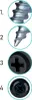 Connettore di fissaggio GM-S 4,2x25mm RAL 7016 Anteprima dell’immagine prodotto 7