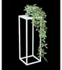 DanDiBo Sgabello per fiori in metallo bianco quadrato da 50 Anteprima dell’immagine prodotto 7