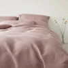 elegante Halbleinen-Bettwäsche-Garnitur Breeze Farbe Blush Produktbild-Vorschau 1