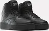 A pair of black high-top Reebok sneakers. Produktbild-Vorschau