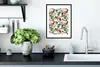 MuchoWow® Gerahmtes Poster Beeren - Aquarell - Rot 30x40 cm Produktbild-Vorschau 4