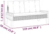 vidaXL 4-tlg. Garten-Lounge-Set mit Kissen Poly Produktbild-Vorschau 8