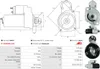 Anlasser Audi 100, A6 2.5Tdi, Mb123 Náhled obrázku produktu 5