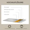 Wandspiegel 50x70 cm mit Holzoptik-Rahmen, einfache Montage Produktbild-Vorschau 6