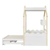 Lit maison 90 x 200 cm en bois massif, lit d'enfant Voir les images du produit 8