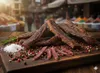 7x100 Gramm Beef Jerky Biltong am Stück/Stix zum Produktbild-Vorschau 2