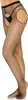 Straps-Strumpfhose aus Netzmaterial in Schwarz Produktbild-Vorschau 3
