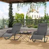 WOLTU 2 x Liegestuhl wetterfest, Gartenliege bis 150 kg, Produktbild-Vorschau 2