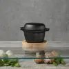 All'Grill Gusseisentopf mit Deckel Ø 10 x 9 cm und Produktbild-Vorschau 5