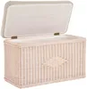 KRINES HOME Sitztruhe aus Rattan / Truhenbank / Wäschetruhe Produktbild-Vorschau 3