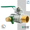DVGW Kugelhahn für Trinkwasser 1/2" IG-AG mit langem Hebel Produktbild-Vorschau 3
