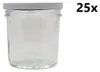 A clear glass jar with a white lid, shown in isolation against a white background. Text indicating quantity is present. Náhled obrázku produktu