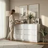 BEAUTYSOFA Kommode LEMON 120 cm Weiß/Weiß – Modernes Produktbild-Vorschau 5