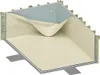 Pool AQUA 4.65 x 2.85 - H.1.24 m, sandfarben, mit am Beton Produktbild-Vorschau 2