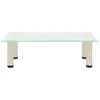 vidaXL Table TV 60x35x17 cm Verre trempé satiné Voir les images du produit 1
