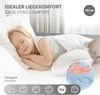 A young girl sleeping peacefully on a bed, with marketing text and graphics overlaid. Náhled obrázku produktu