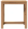 vidaXL Stolik barowy Artisan dąb 102x50x103,5 cm materiał Podgląd zdjęcia produktu 4