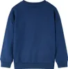 Kinder-Sweatshirt Marineblau 92 Produktbild-Vorschau 2