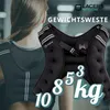 Lacers Petrolline verstellbare Gewichtsweste 10Kg - Produktbild-Vorschau 4