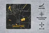 MuchoWow® Mauspad Mousepad Salzgitter - Gold - Stadtplan - Produktbild-Vorschau 2