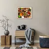 Gerahmtes Poster - Rahmen in heller Eiche - Küche Essen Produktbild-Vorschau 7