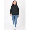 JAKO Damen Sweatjacke Doubletex, Farbe:anthrazit, Größe:42 Produktbild-Vorschau 6