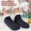 Kuschelsocken Damen Herren, Dicke Flauschige Socken mit Produktbild-Vorschau 2