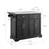 Isola da cucina SoBuy con rotelle, carrello da cucina con Anteprima dell’immagine prodotto 4