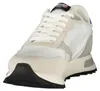 Weißer Herrensportschuh mit grauen/blauen Akzenten und Produktbild-Vorschau 3
