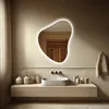 Lustro Łazienkowe Nieregularne LED - 60x75 - ZADAR, z Podgląd zdjęcia produktu 2