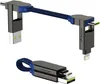 nabíjecí kabel inCharge X - Modrý - Nabíjecí kabel - Náhled obrázku produktu 1