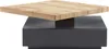 KYRIA Couchtisch - 1 Schublade und drehbare Platte - MDF - Produktbild-Vorschau 6