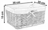 Weidenkorb, rozmer 30x20x15 cm, farba: hnedá Náhľad obrázku produktu 2