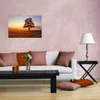 Wallario selbstklebendes Poster - Sonnenaufgang über der Produktbild-Vorschau 3