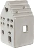Clayre & Eef Porte-bougie à chauffe-plat Maison 11 cm Beige Voir les images du produit 2