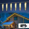 Peviasot 40 LED Eisregen Lichterkette, 2 Stück LED Produktbild-Vorschau 9