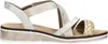 Rieker Sandalen Plat  Sandalen Plat - Goudkleur - Maat 39 Produktbild-Vorschau 4